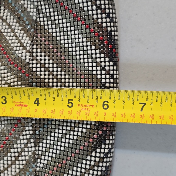 VINTAGE ESQUIRE MESH PURSE BAG WITH METAL CHAIN STRAP - Picture 7 of 7